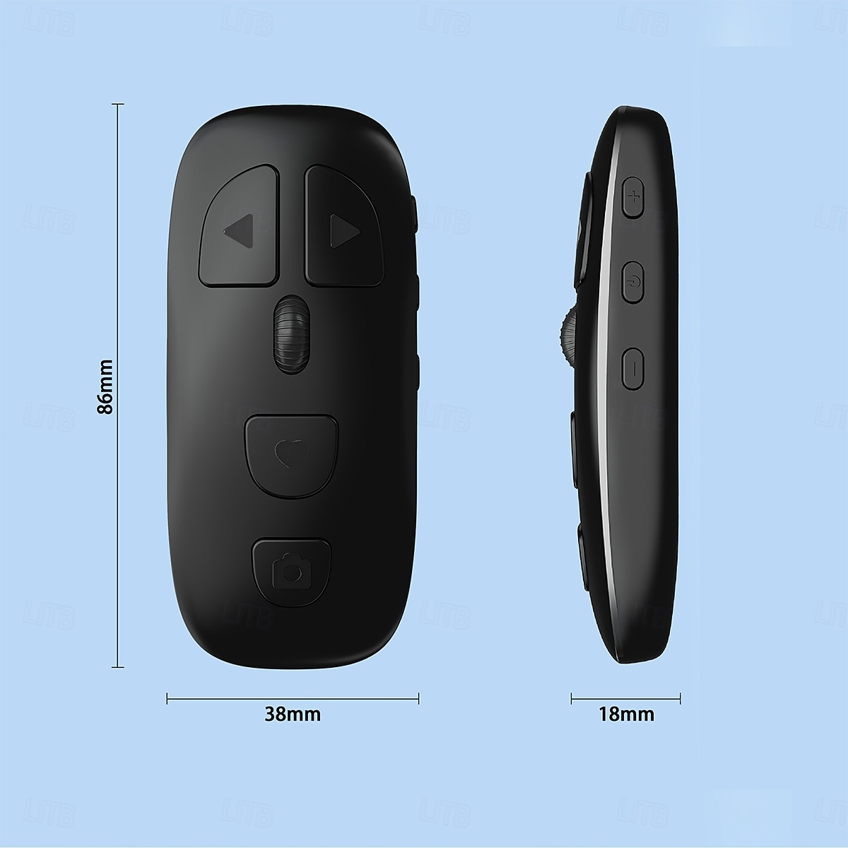 Bluetooth Page Turner for Kindle, TikTok Remote Control Scroller with Scroll Wheel, Wireless Selfie Camera Shutter Zoom Button for iPhone iPad Android, Long Battery Life 2026 - $17.99 –P10