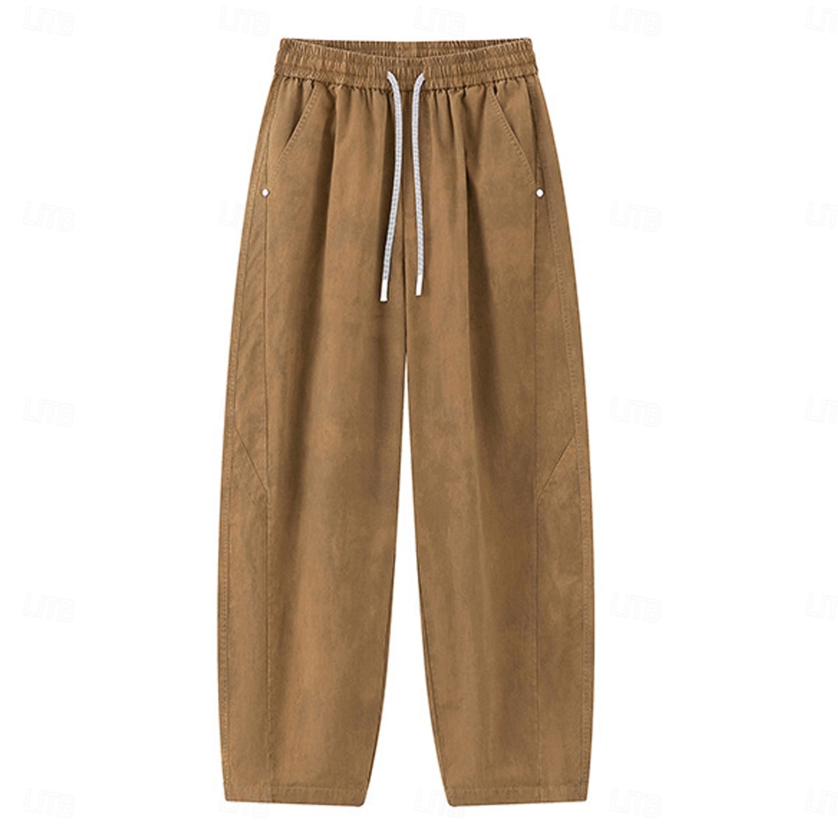 Per uomo Pantaloni Pantaloni casual 100% cotone Pantaloni Larghi Pantaloni lavati con acido Coulisse Elastico in vita Semplice Comodità Traspirante Lunghezza intera Casuale Quotidiano All'aperto Moda del 2026 a $31.99 –P2