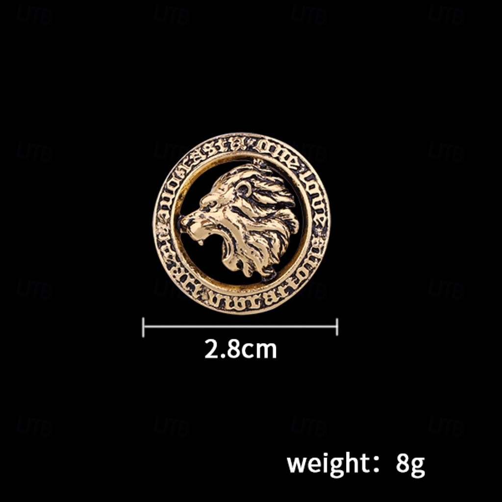 Hombre 1 PC Gemelos Legierung Broche Casual Diario Vintage Moda Plata Dorado 2026 - $2.99 –P4