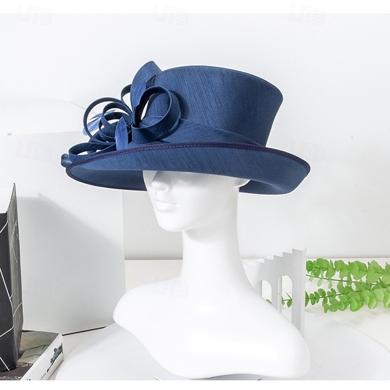 Klobouky Polyester Svatební Narozeniny Elegantní Vinobraní Roztomilý S Rukáv Přílba Pokrývky Hlavy 2026 - $65.99 –P16