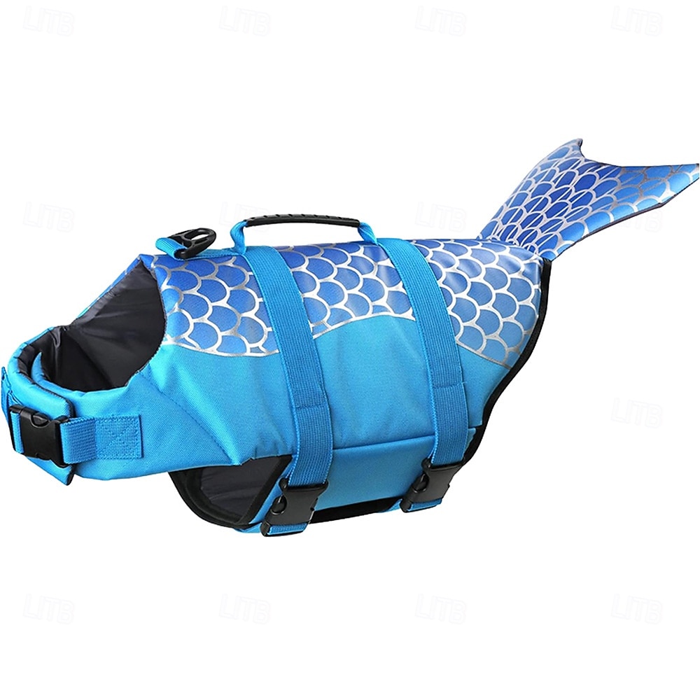 Shark Dog Safety Life Vest, Mermaid Dog Life Vests for Swimming with Superior Buoyancy and Rescue Handles for Swimming Pool Beach Boat 2026 - $28.99 –P3