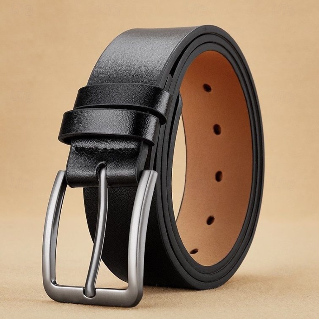 Herre Belte Automatisk spenne Chrome PU Gatemote Moderne Klassisk Fritid عادي Svart Brun Daglig Virksomhet Formell Bredt belte 2026 - $2.99 –P2
