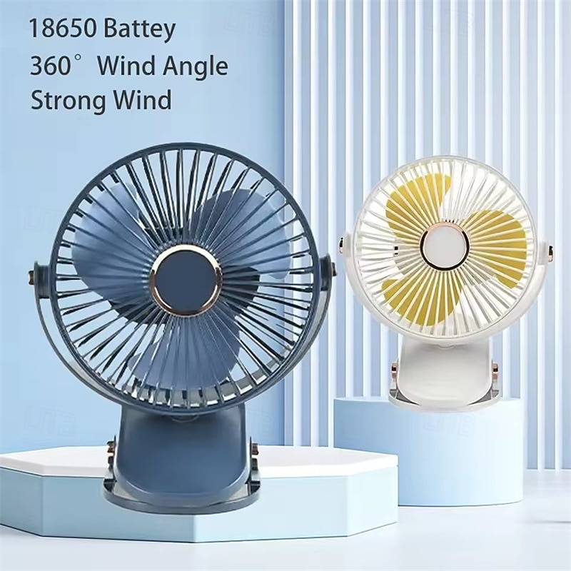 4-in-1 Clip on Fan with LED Night Light, Portable Desk & Wall Hanging Fan, Long Lasting Battery Life Personal Fan with 5 Speeds, Quiet Small Cooling Fan for Bedside Dorm Office Stroller 2026 - $34.99 –P1