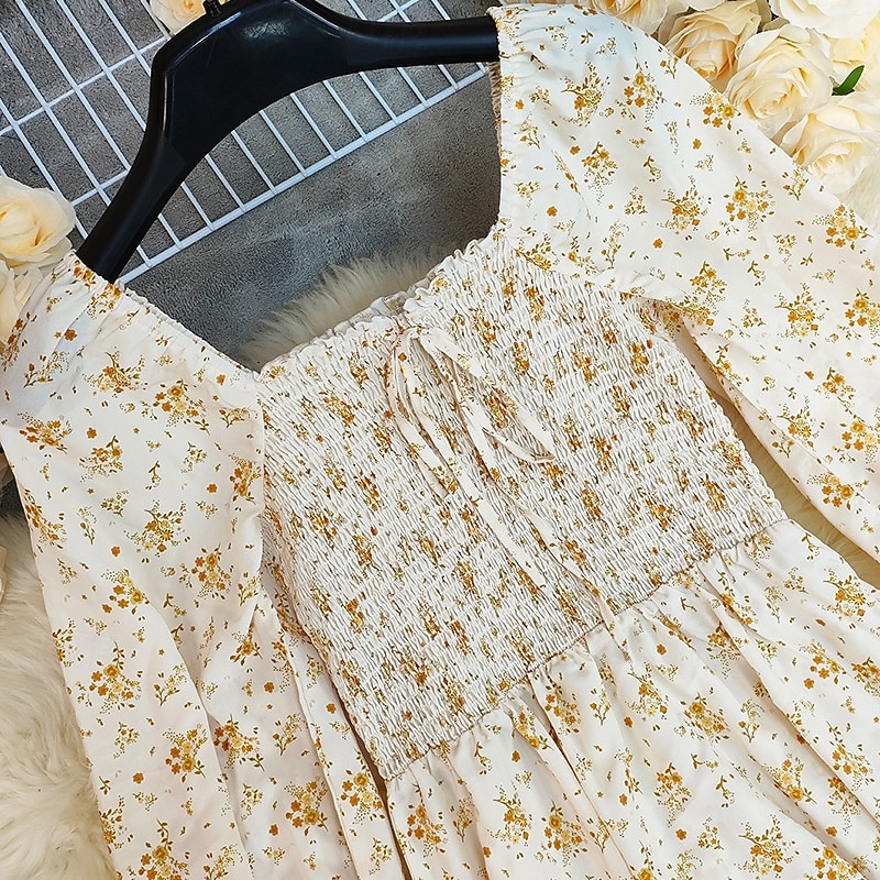 Bohémien Retro vintage Boho Jurken Lange Mouwen Hippie Schijf Bloemig Bohémien Kostuum Dames Maskerade muziekfestival Retro themafeest Volwassenen Kleding 2026 - $40.99 –P5