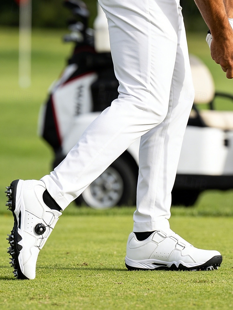 Men's Premium White Golf Shoes with High-Performance Outsole – Stylish and Comfortable for Professional Golf Players 2026 - $99.99 –P6