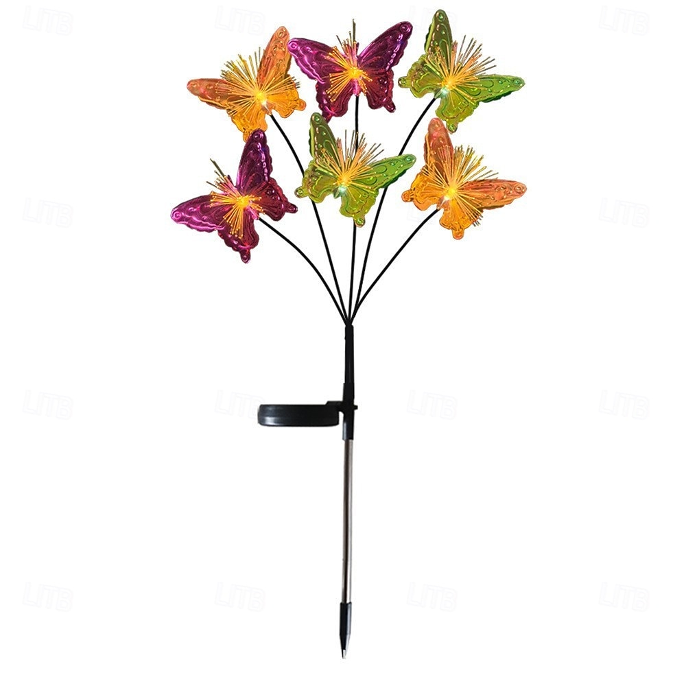 2026年 ソーラーライト バタフライガーデンデコレーション 揺れるソーラーバタフライライト 屋外用 ガーデンパティオ ヤードポーチ クリスマス 花壇 デコレーション 家へのギフト  コレクション – $28.79 –P4
