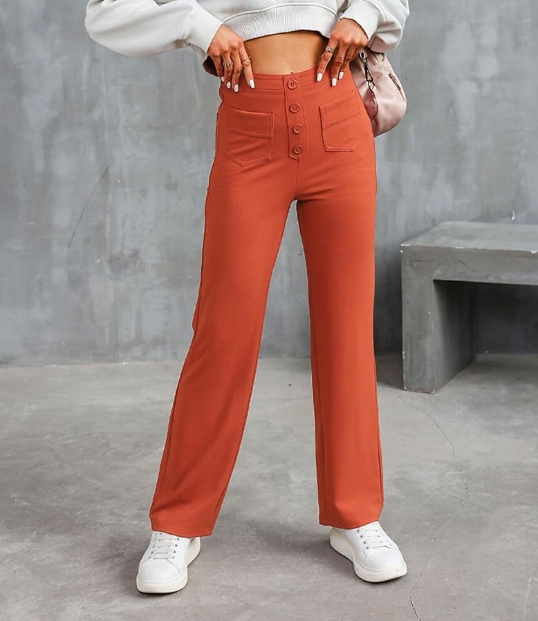 Pentru femei chinez Drept Elegant Vacanță Modă Lungime totală Talie Înaltă Simplu Confortabil Confort Απαλό Micro-elastic Zilnic În aer liber Stradă Albastru piscină Bleumarin Alb Verde Militar Var 2026 - $27.99 –P9