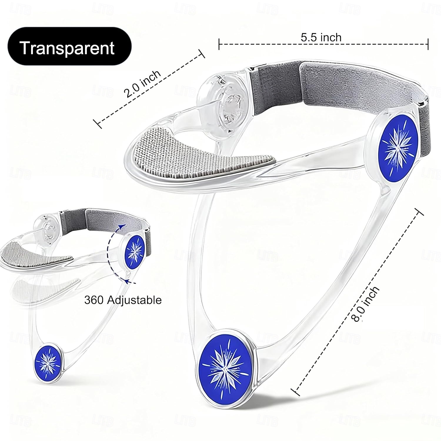 Collare cervicale regolabile a 360° - supporto per il collo con distensore cervicale | collare cervicale in plastica per correggere la postura della testa in avanti e alleviare il dolore al collo del 2026 a $25.99 –P2