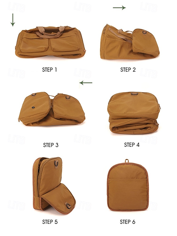Women's Waterproof Polyester Duffel Bag, Multi-Color, Large Capacity with Multiple Compartments, Foldable and Compact, Ideal for Daily Use, Vacation and Travel 2026 - $29.99 –P6