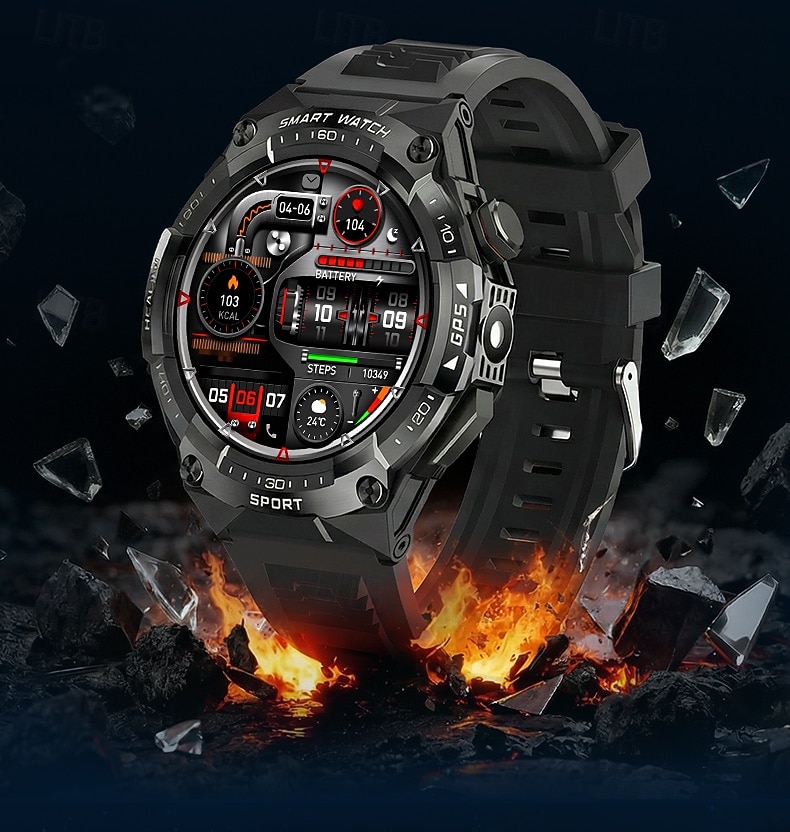 Smartwatch AMOLED da 1,43" per uomo e donna, chiamate Bluetooth, batteria da 700 mAh, impermeabile fino a 3 ATM, orologio fitness. del 2026 a $87.99 –P11
