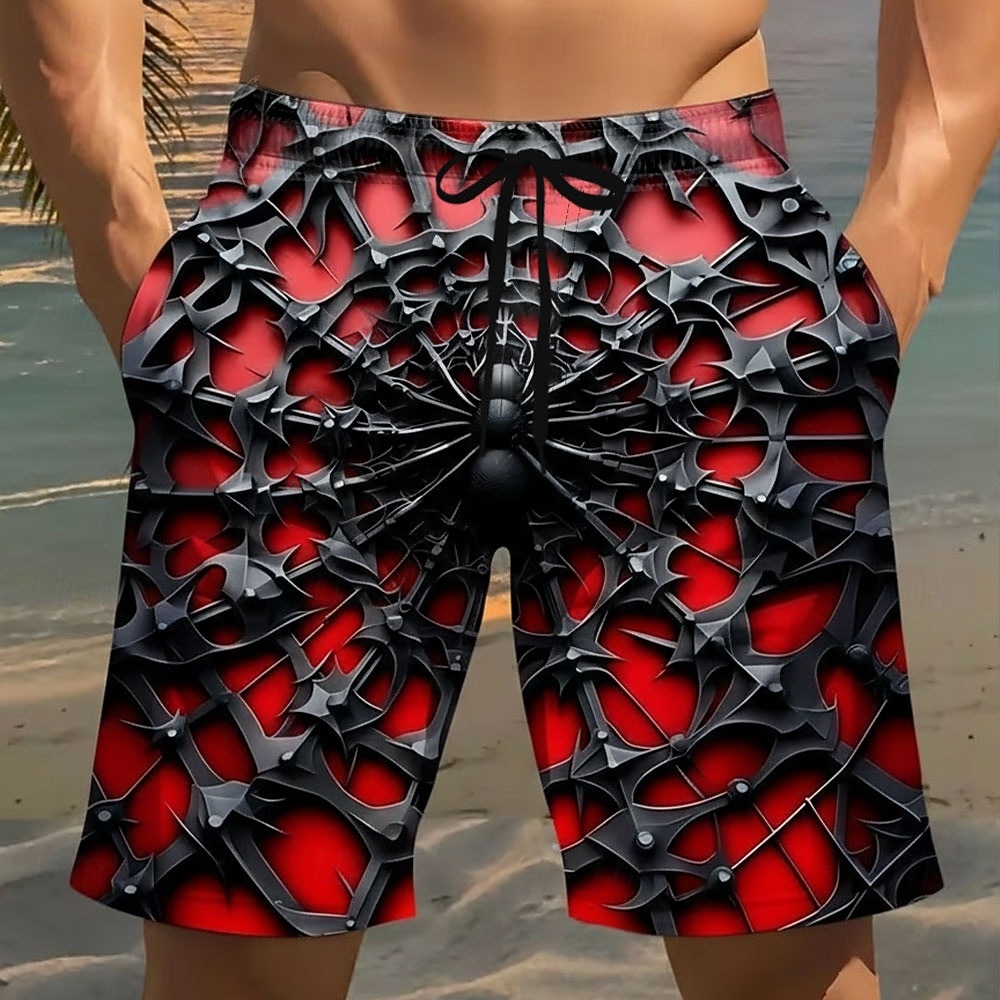 Per uomo Animale Ragno Costumi da bagno Pantaloncini da mare Pantaloncini da Surf Misura del girovita medio Gotico Casual Quotidiano Vacanza al Mare Tasche Laterali fodera in rete Coulisse elastica del 2026 a $20.99 –P1