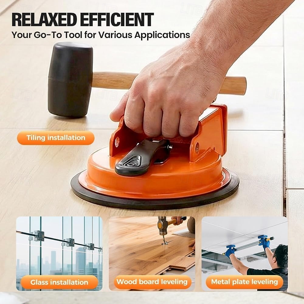 Floor Gap Fixer Tool, Heavy-Duty Laminate Flooring Tools for Wood and Vinyl Planks, Carbon Steel Floor Suction Cup Tool with Rubber Pad, Adjustable Height Setter Close Unsightly Seams 2026 - $22.99 –P3