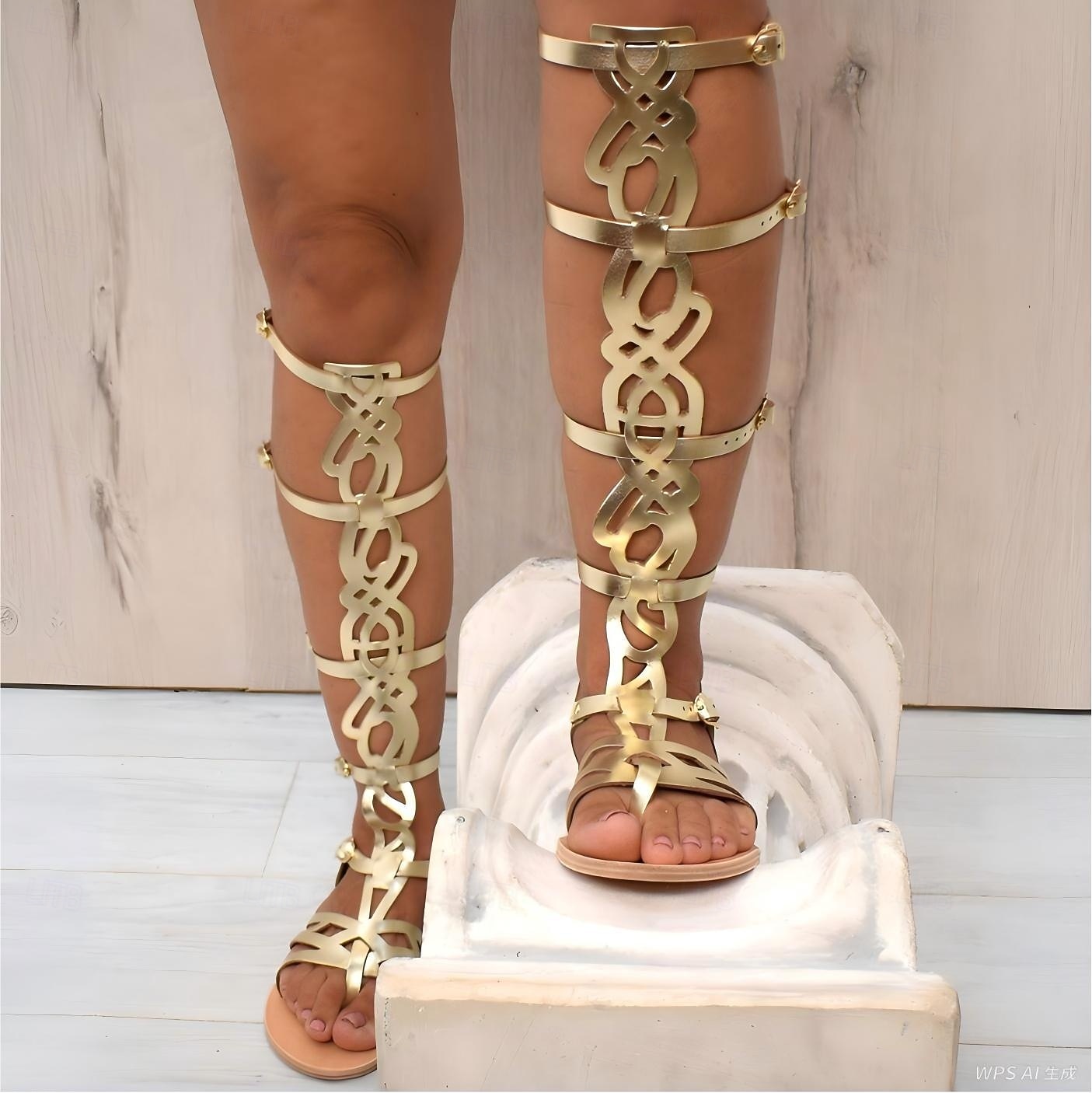 Retrò Vintage Medievale Rinascimento Sandali Cavaliere Ranger Costume Per donna Halloween Carnevale Fiera Rinascimentale Festa a tema retrò Adulti Scarpe del 2026 a $51.99 –P8