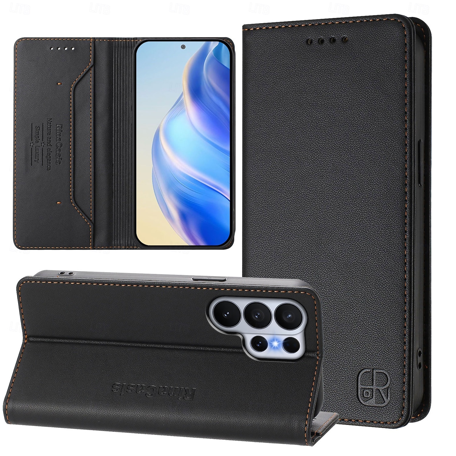 Phone Case For Samsung Galaxy S26 S26 Plus S26 Ultra Wallet Case with Stand Holder Support Wireless Charging Card Slot Retro TPU PU Leather 2026 - $15.99 –P2