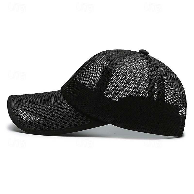 Baseball Cap Running Cap Sun Hat Unisex Cap Running Cap Solid Colored Sun Protection Windproof Quick Dry for Tennis Baseball Running Summer Spring Dark Grey Black Army Green 2026 - $8.49 –P4