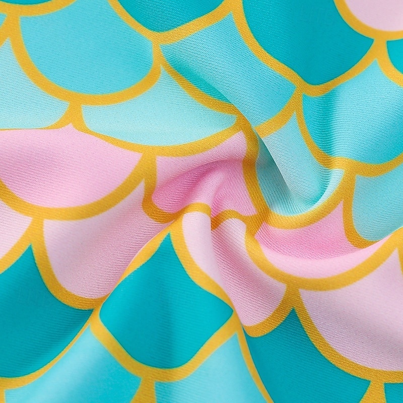 Maillot de bain Enfants Fille Extérieur Graphique Vacances Fermeture éclair Maillots de bain 4 ans et + Été Bleu Rose Claire Rose Claire de 2026 ? $21.99 –P14