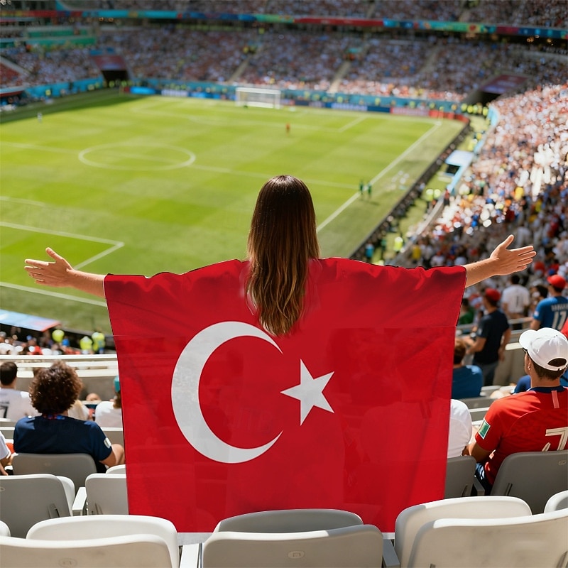Partita mondiale di calcio 2026 Mantello Costume Bandiera Ventilatori Adulti Unisex Feste Partita di calcio Evento di calcio Vestirsi del 2026 a $17.49 –P14