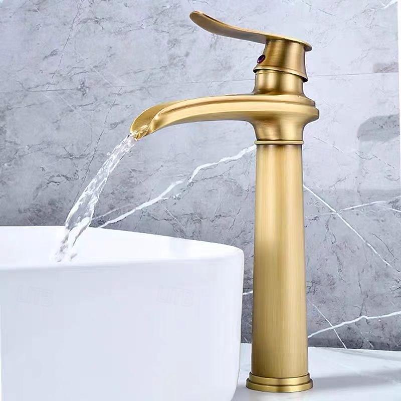 Ванная раковина кран - Классический Старая латунь Внешнее крепление Одной ручкой одно отверстиеBath Taps 2026 - kr.2347 –P14