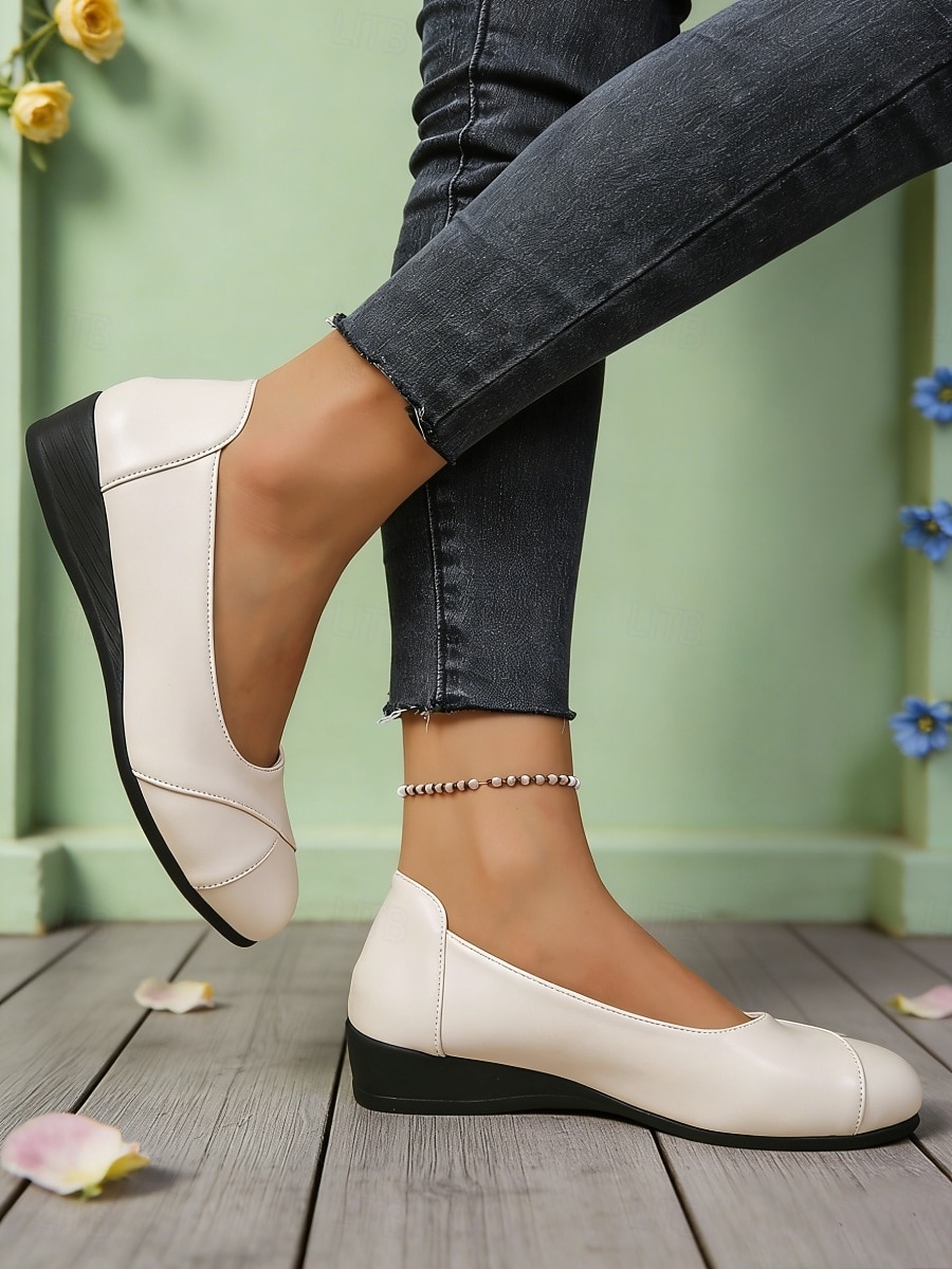 Pantofi sport albi, casual, pentru femei – pantofi comozi, fără mâneci, pentru serviciu și purtare zilnică 2026 - $24.99 –P5