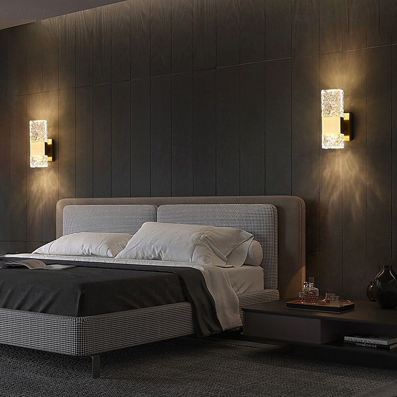 Gold Sconces Wall Lighting - Crystal Wall Sconces Modern Bathroom Vanity Light Fixtures Hardwire Modern LED Wall Mounted Sconces for Hallway Living Room 2026 - $146.59 –P3