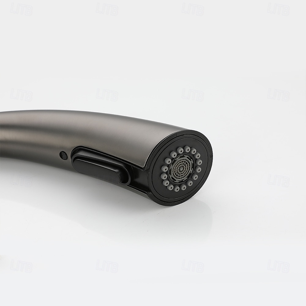 ברז כיור מטבח עם מרסס נשלף, ברז מטבח מסחרי בעל ידית אחת בקשת גבוהה 2026 - $178.99 –P5