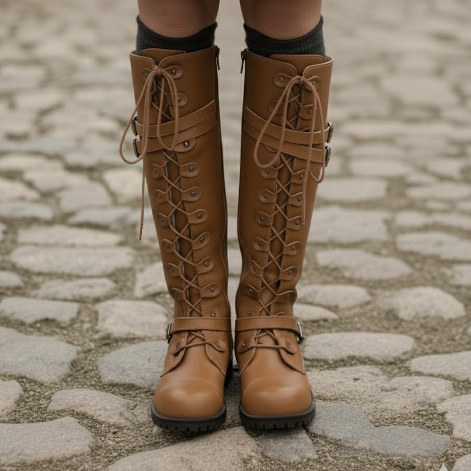 Средневековый Эпоха возрождения Стимпанк Ботинки Кельтский рыцарь Маскарадный костюм Жен. Хэллоуин Карнавал Выступление РИЖД Рен Фэйр Взрослые Туфли 2026 - $42.99 –P5