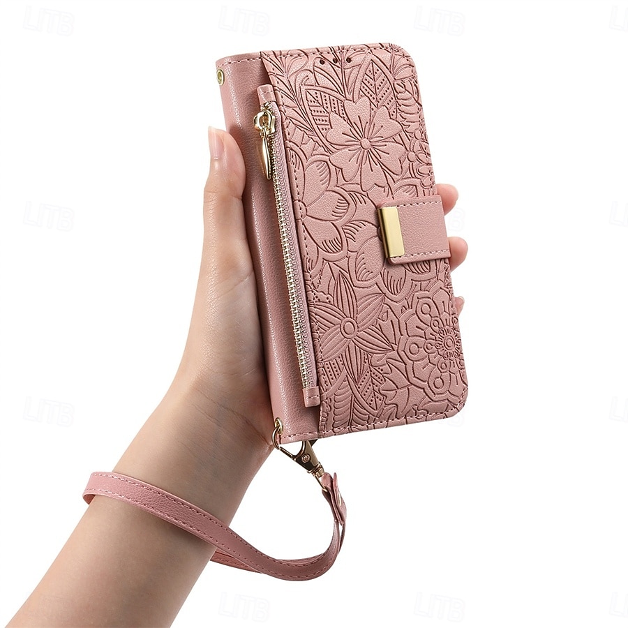 Phone Case For Samsung Galaxy S26 S26 Plus S26 Ultra Wallet Case Flip Cover with Stand Holder Zipper with Wrist Strap Tree Retro TPU PU Leather 2026 - $18.99 –P9