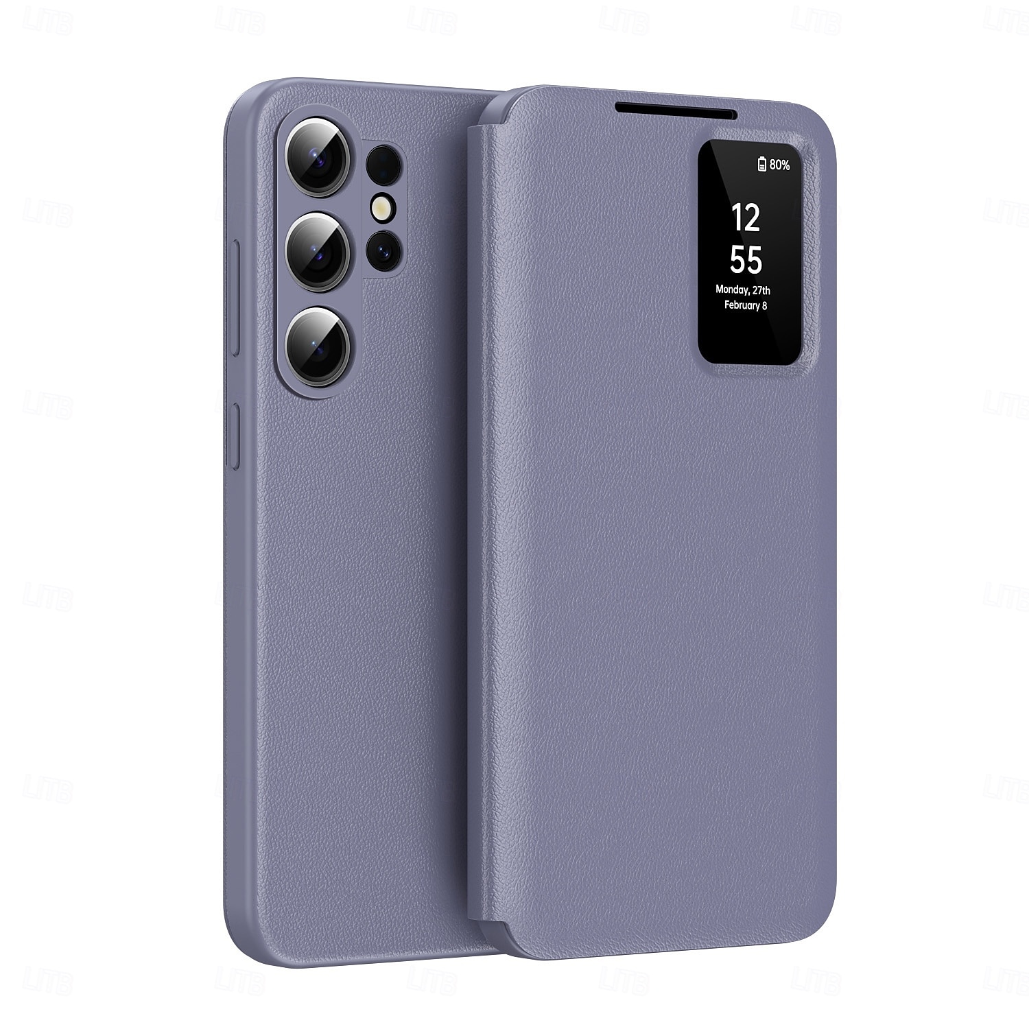Phone Case For Samsung Galaxy S26 S26 Plus S26 Ultra Wallet Case Clear View Window Camera Lens Protector Ultra Thin Retro PU Leather 2026 - $25.99 –P16