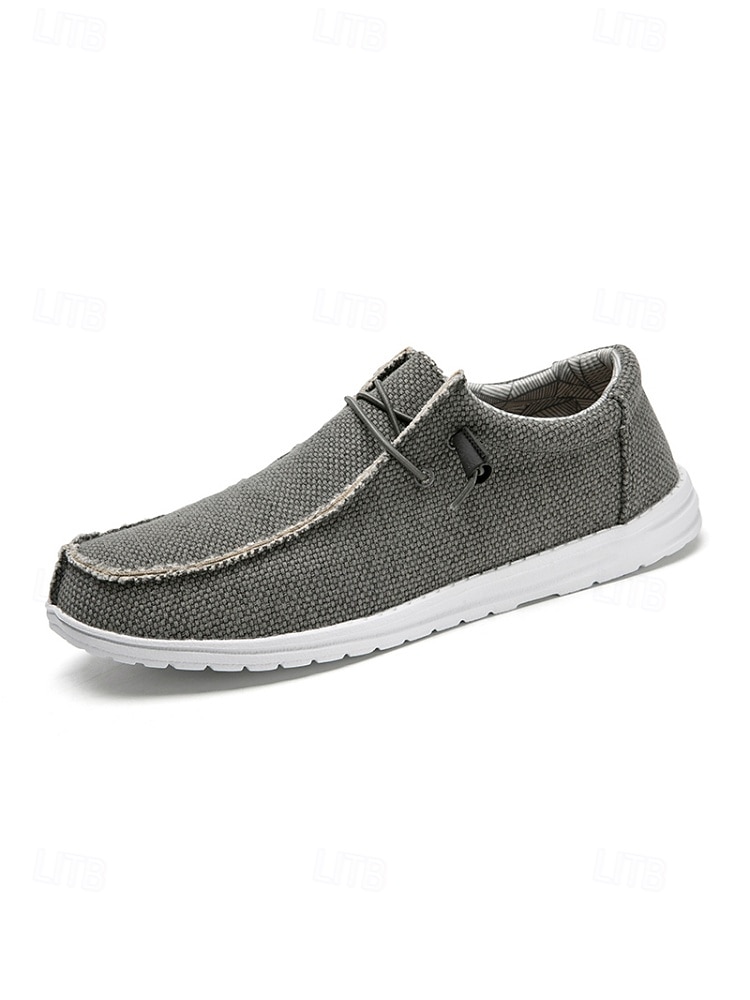 Men's Canvas Outdoor Resort Shoes – Comfortable Slip-On Loafers for Travel, Walking and Casual Resort Wear 2026 - $42.99 –P16