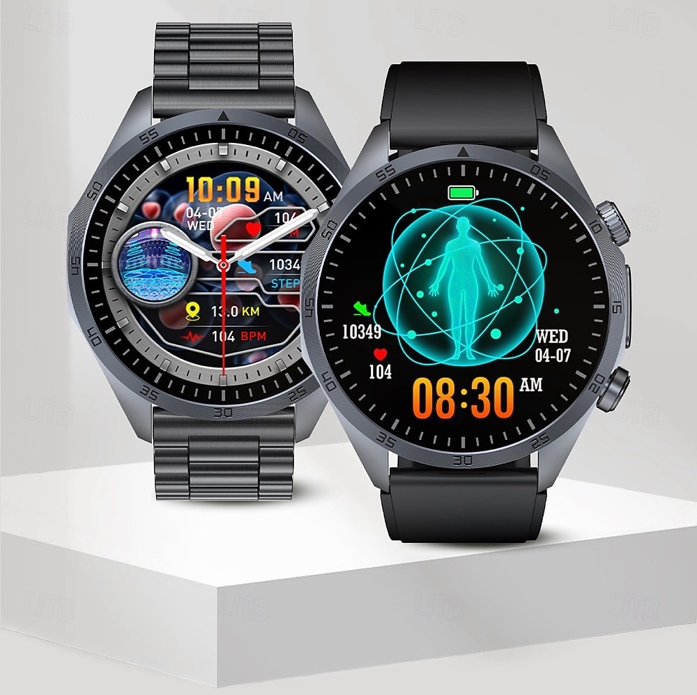 696 TK79 Smartwatch 1.47 Zoll Smart Band Fitness-Armband Bluetooth Schrittzähler Anruferinnerung Schlaf-Tracker Kompatibel mit Android iOS Unisex Nachrichtenerinnerung IPX-0 27mm Uhrengehäuse 2026 - $67.99 –P1