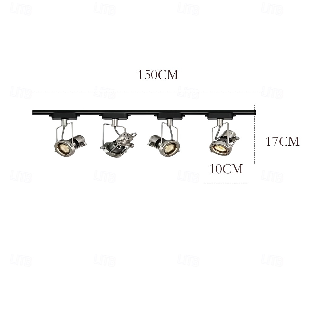 10 cm Regulável Luzes de Tecto Metal Estilo Artístico Galvanizar Artistíco 110-120V 220-240V de 2026 por $80.99 –P6
