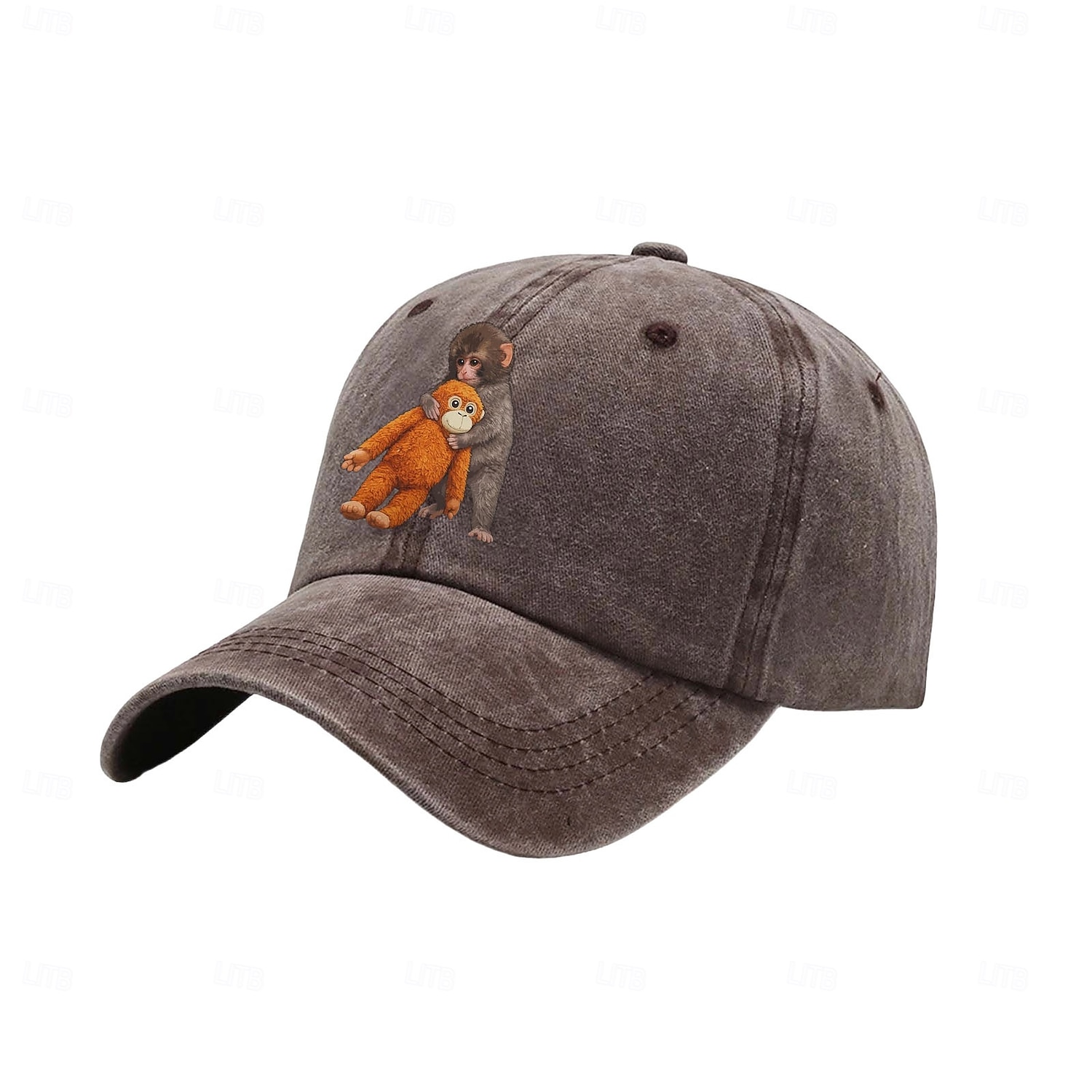 Tým Punch Monkey Meme Baseball Cap vtipná vintage praná bavlněná nastavitelné čepice pro muže a ženy 2026 - $16.99 –P10