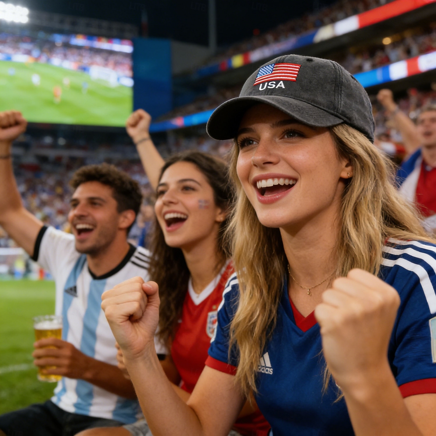 Cappello da tifoso per la partita estiva di calcio 2026, berretto da baseball nero con bandiera ricamata, cappello da sole unisex, copricapo essenziale per gli eventi calcistici, perfetto per i tifosi del 2026 a $15.99 –P2