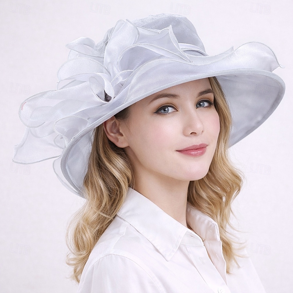 Derby Hatter Kentucky Derby-hatt Fascinator Gentlewoman Kostyme Dame Derby Ascot Hesteveddeløpsfestival Voksne Hatt Vår sommer 2026 - $20.99 –P7