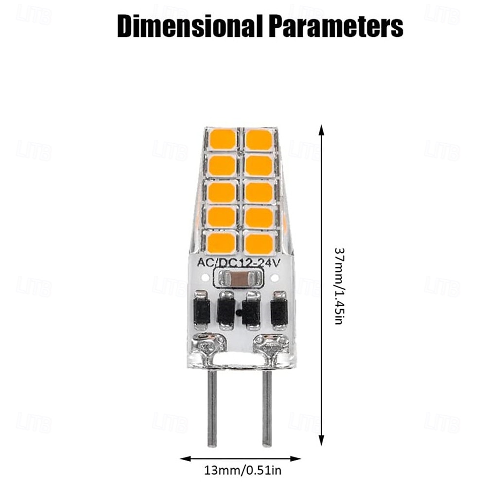 4pcs 10pcs Dimmable GY6.35 Led Bulb AC/DC12-24V 3W 20LED Energy Saving Silicone Light 360 degrees Replace Halogen Lamp 2026 - $41.99 –P11