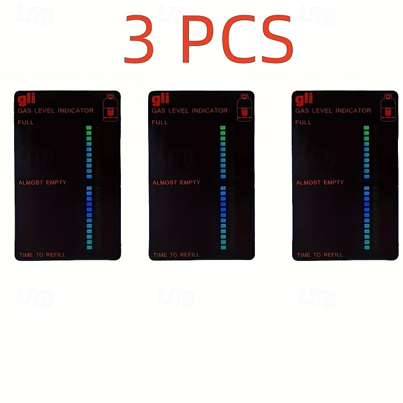 3 Pcs Magnetic Gas Level Indicator, Reusable Propane Tank Gauge for Butane and LPG Cylinders, Fuel Level Measurement Tool for BBQ Grill, Camping, Caravan, Patio Heaters, Reliable & Accurate 2026 - $17.99 –P8