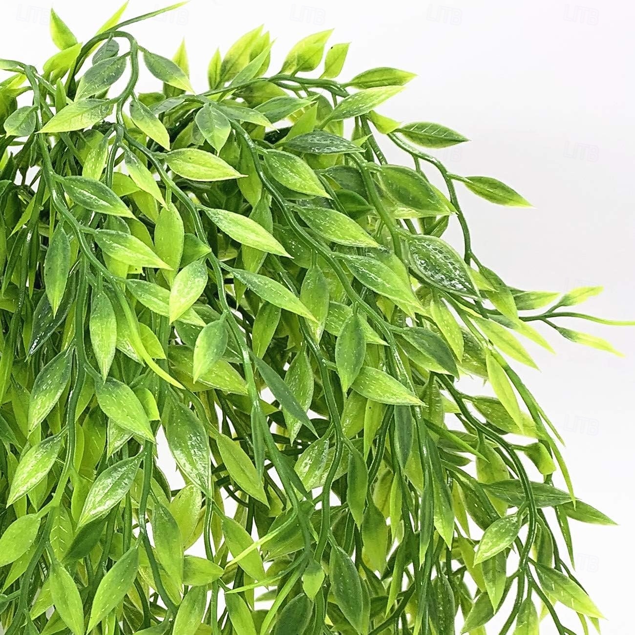 8 kusů umělé vrby, UV odolné plastové rostliny, zeleň, listy, umělá závěsná réva, umělý břečťan, pro domácnost, interiér, exteriér, zahradu, dveře, zeď, DIY, košík, výplň do květináčů, svatební, 2026 - $16.99 –P6