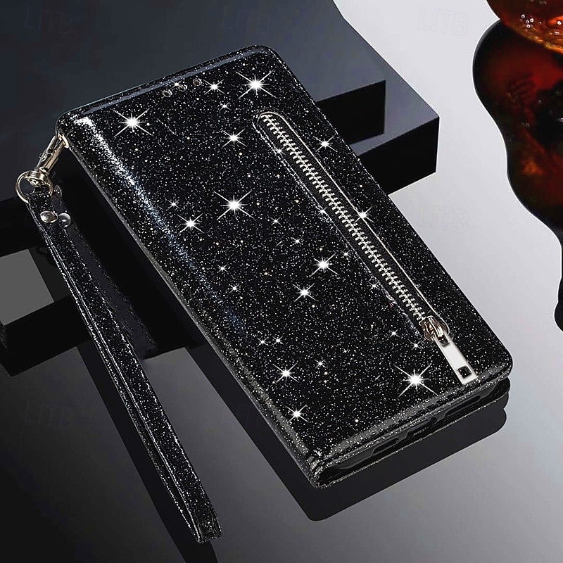 Phone Case For Samsung Galaxy S26 S26 Plus S26 Ultra Wallet Case Zipper Full Body Protective Kickstand Color Gradient sky PU Leather 2026 - $18.99 –P13