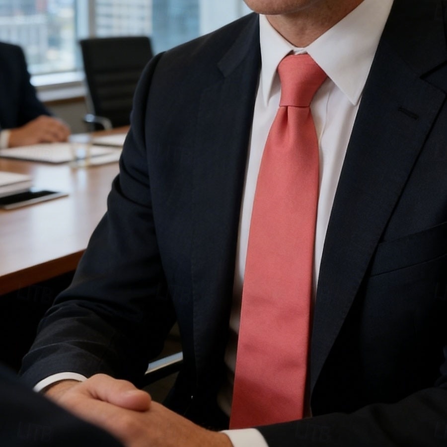 Muž kravata Módní Obchodní Klasické Formální Bez vzoru Obchod Večerní oslava Formální 2026 - $9.49 –P5