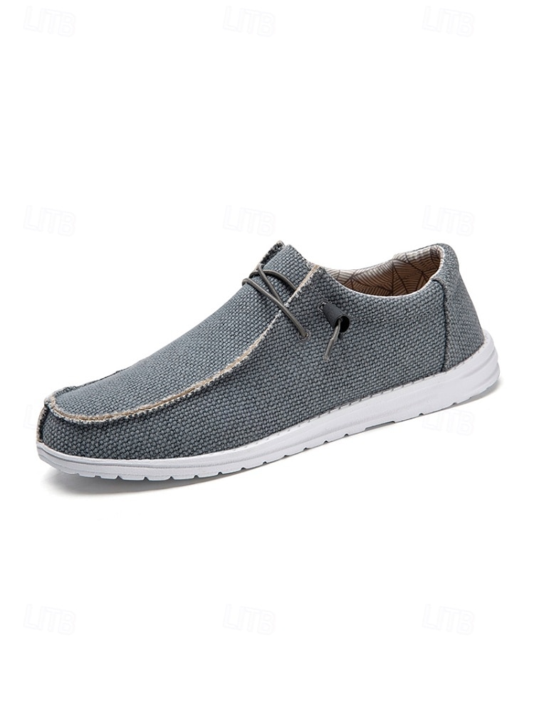 Men's Canvas Outdoor Resort Shoes – Comfortable Slip-On Loafers for Travel, Walking and Casual Resort Wear 2026 - $42.99 –P12