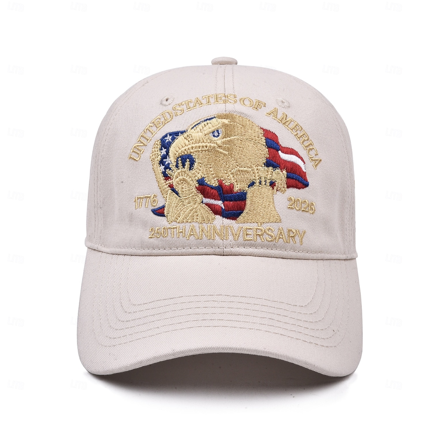 unisex 250./függetlenségi kalap, hordozható, lélegző, mindennapi, kültéri, utcai hímzés, zászlós 2026 - $13.99 –P10