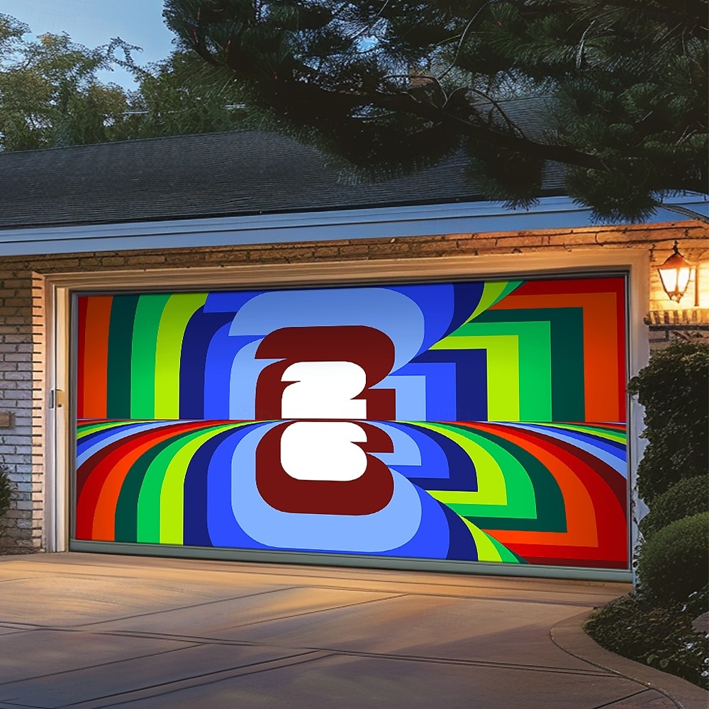 2026 Global Soccer Tournament Abstract Geometric Shapes Colorful Mosaic Patchwork Garage Door Banner Mural Outdoor House Yard Decor Modern Art Sports Fan Celebration Backdrop Large Sign 2026 - $49.99 –P6