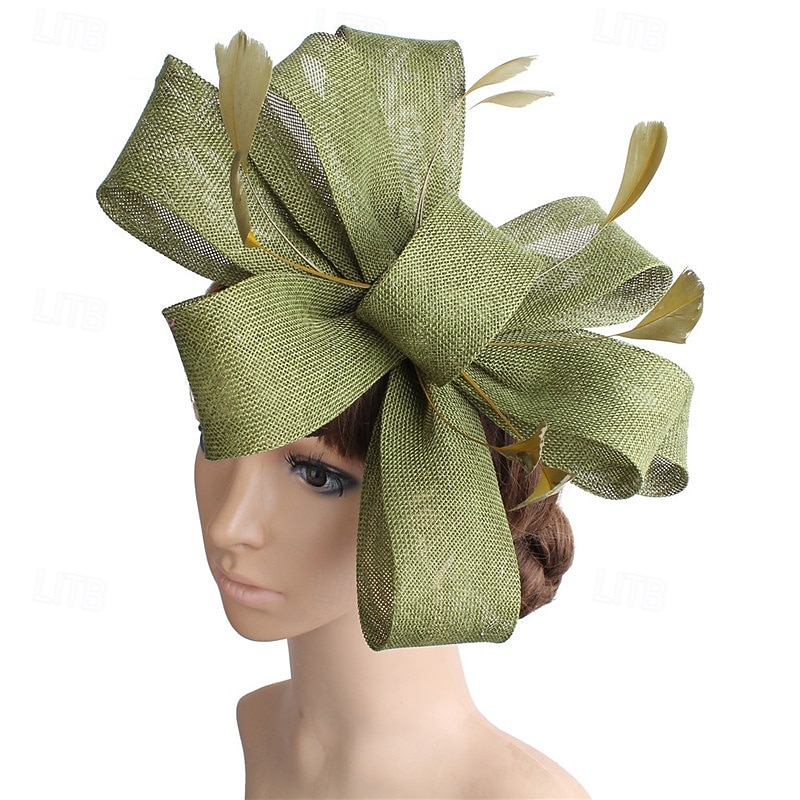 Fascinators Fabric Wedding Birthday Elegant Vintage Cute With Feather Bowknot Headpiece Headwear 2026 - $17.49 –P7