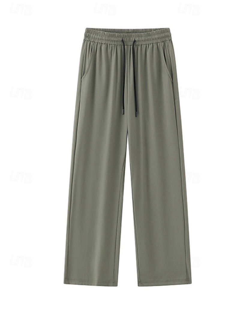 Per uomo Pantaloni Pantaloni casual Pantaloni Estivi Pantaloni ad asciugatura rapida Borse refrigeranti Coulisse Tasca Semplice Comodità Traspirante Lunghezza intera Casuale Quotidiano All'aperto del 2026 a $28.99 –P2