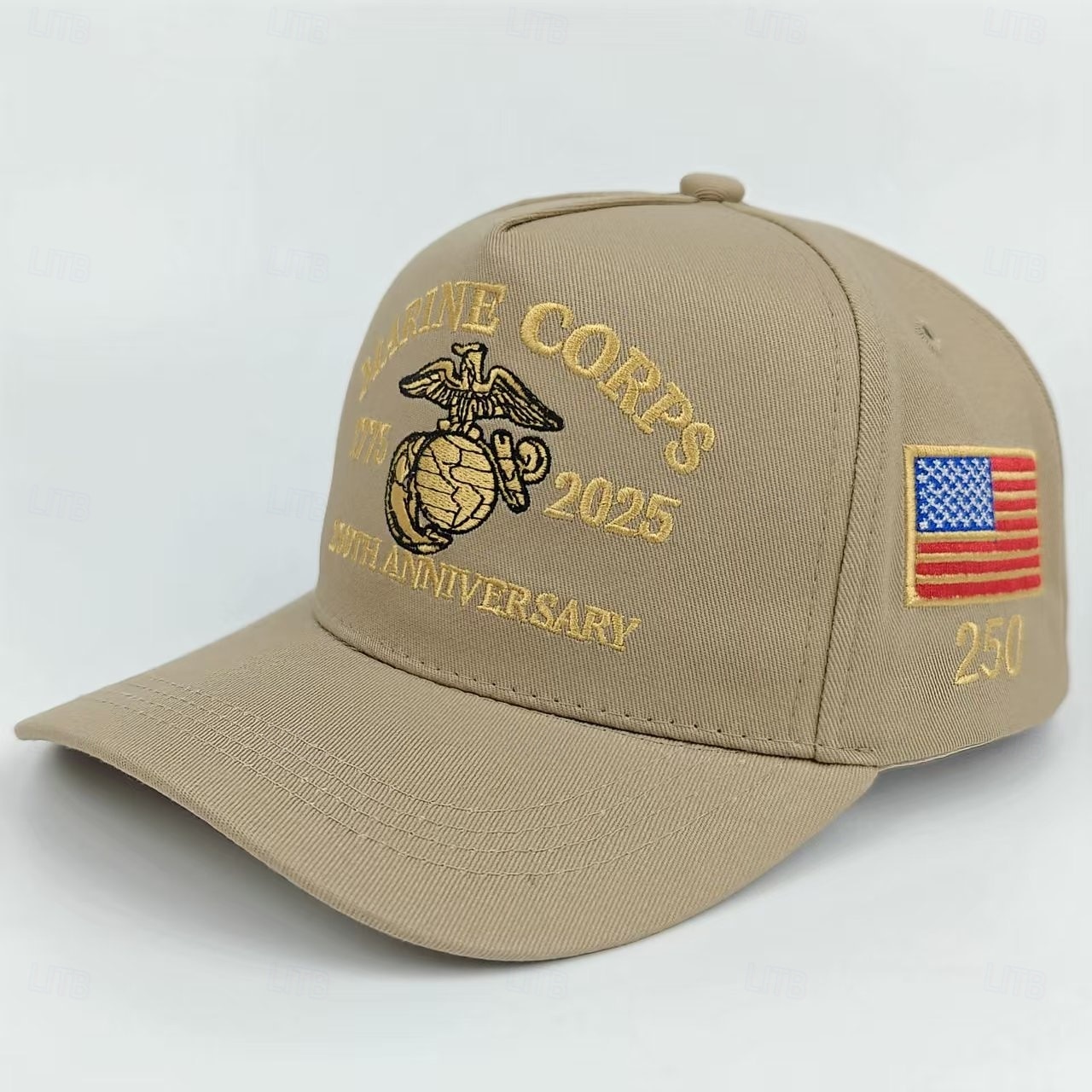 Gorra de béisbol unisex con el 250 aniversario de la independencia, portátil, transpirable, para uso diario, para exteriores, con bandera bordada en la calle. 2026 - $13.99 –P11