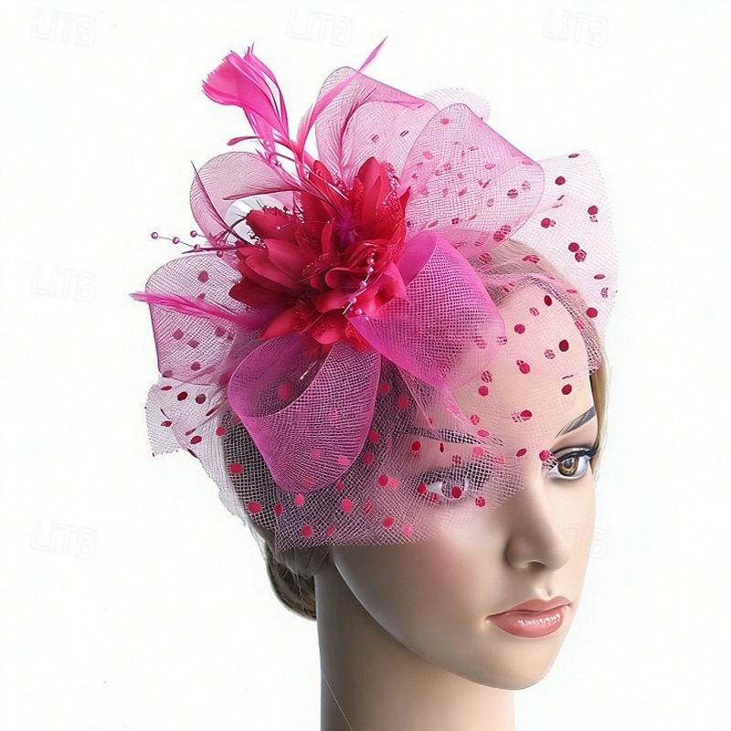 Fascinators Feathers Wedding Birthday Elegant Vintage Cute With Feather Headpiece Headwear 2026 - $11.49 –P5