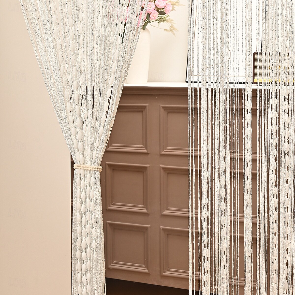 2026年 出入り口用のストリングカーテン、キラキラビーズカーテン、ドア、タッセルビーズ、吊り下げフリンジ、ヒッピー、吊り下げパティオタッセルスクリーン、部屋の装飾、窓、壁の背景、ドア  コレクション – $17.99 –P13
