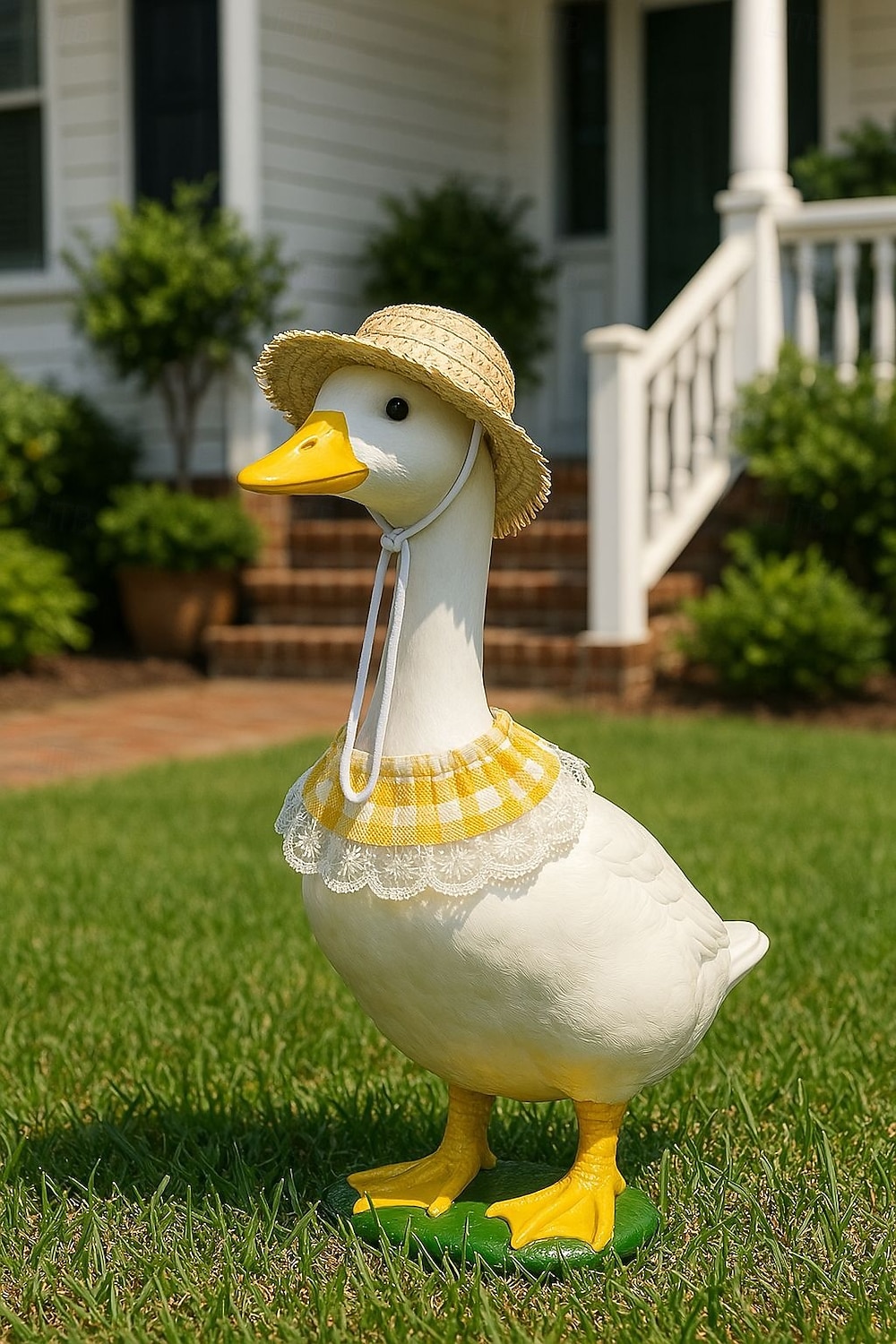 Porch Goose Outfit, Goose Clothes for 23-25" Garden Goose Statue, Spring Summer Outdoor Yard Decor Accessories, Outfit Only, Goose Not Included 2026 - $9.99 –P6