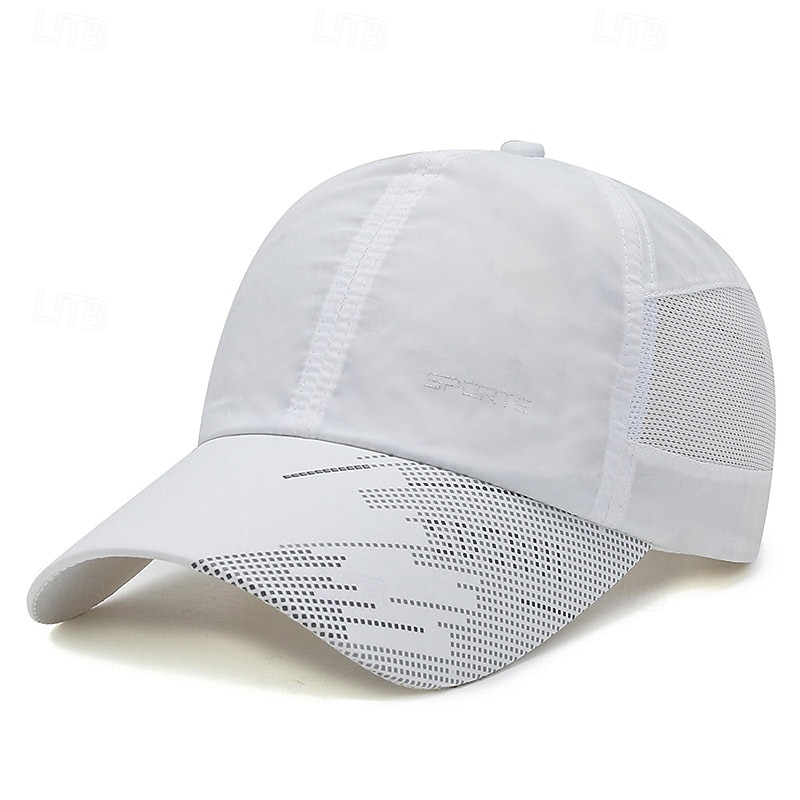 Basebollkeps Löparmössa Solhatt Unisex Holk Joggingkeps Grafisk Klassisk Solskydd Vindtät Värmeavledning för Tennis Baseboll Löpning Sommar Vår Mörkgrå Svart Vit 2026 - $11.49 –P3