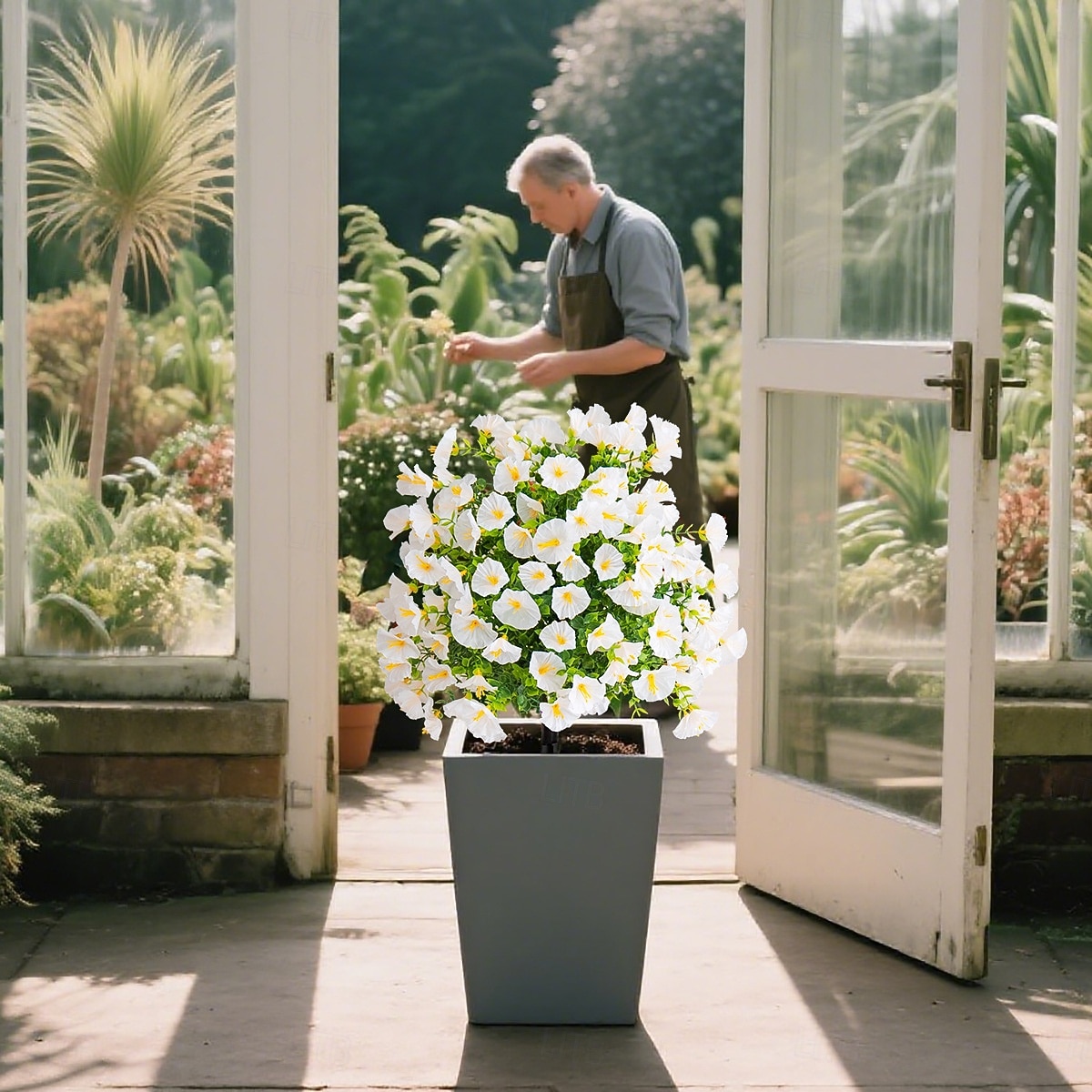 20-дюймовый колышек для искусственных цветов, декоративный садовый колышек для ипомеи, разноцветный, для двора. &газон, прочный пластик, не выцветающий, всесезонное украшение 2026 - $25.99 –P7